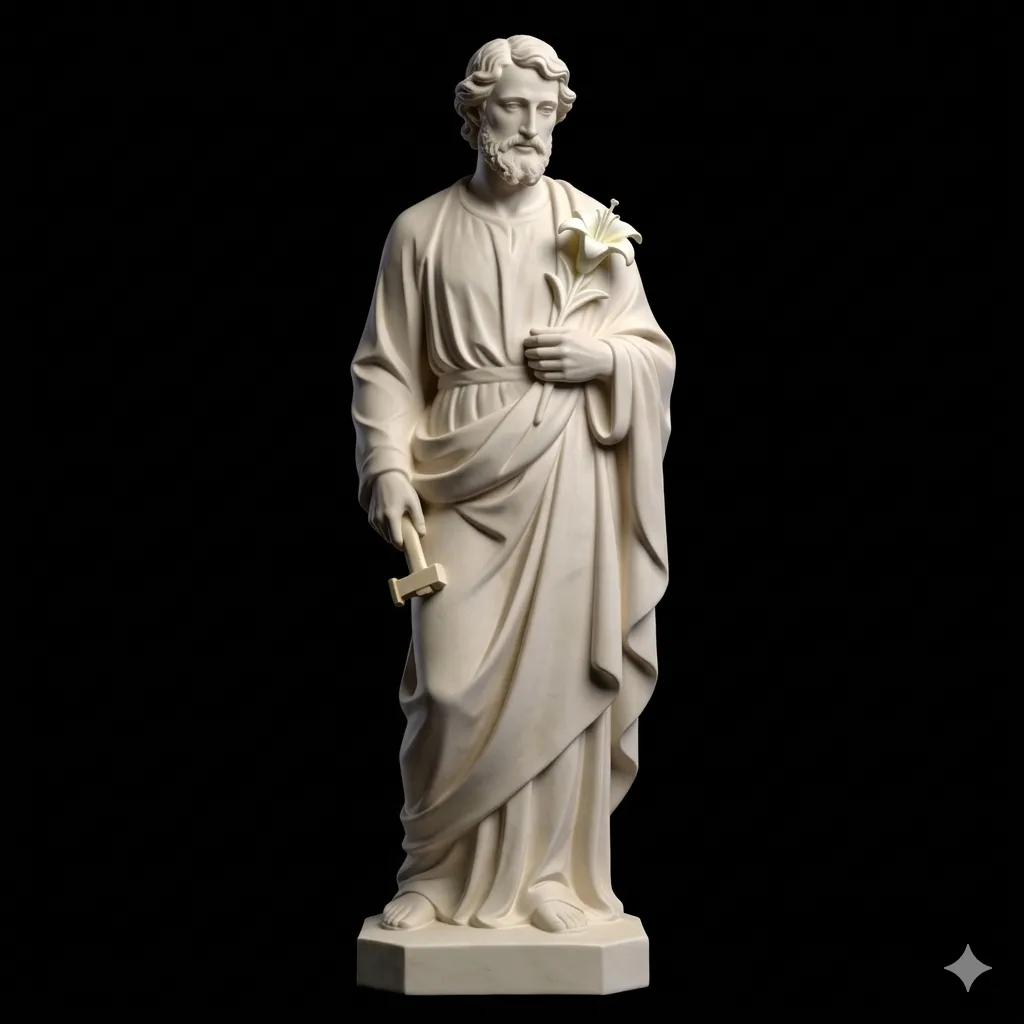 Saint Joseph Statue, 8.58 Inch Religious Figure