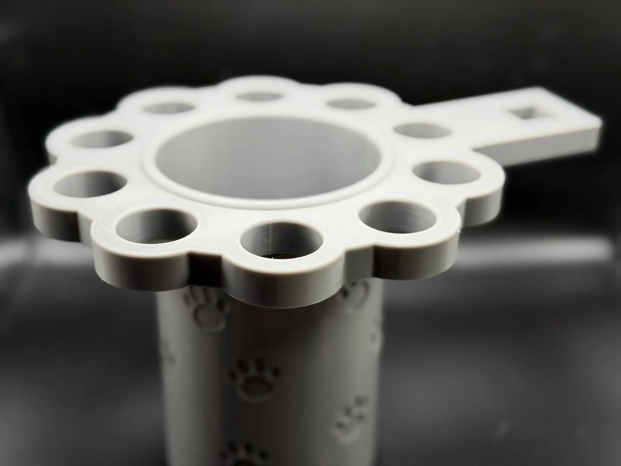 Dog Grooming Table Organizer with Shear Slots and Tub photo 2