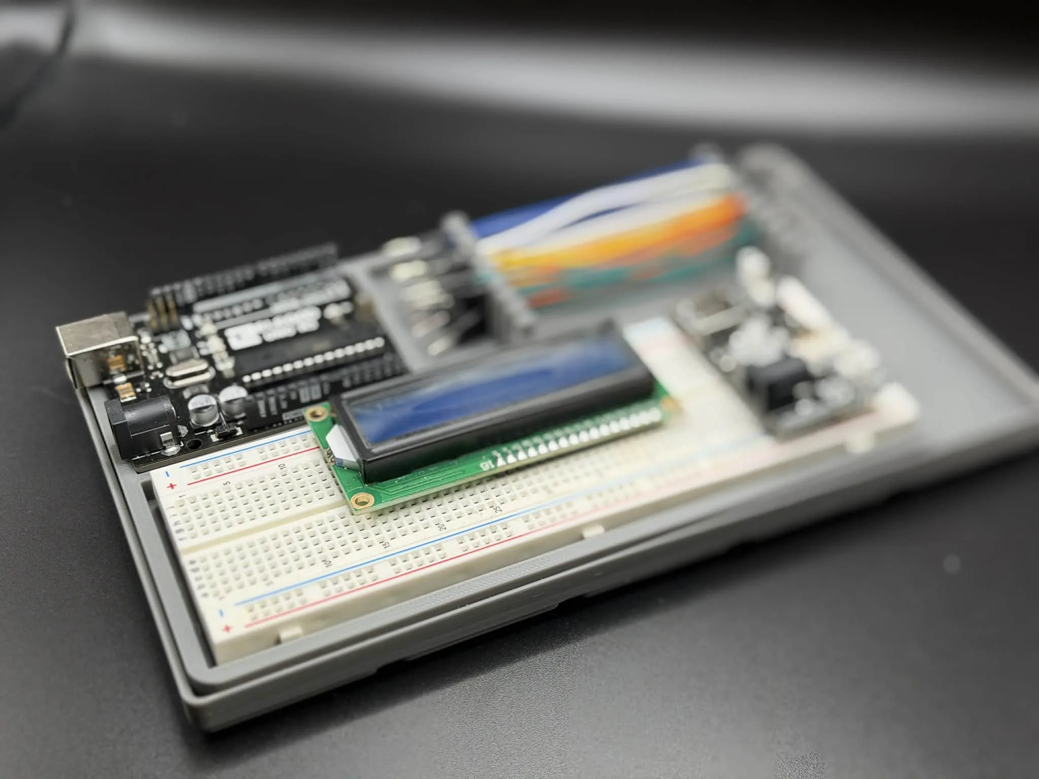 Gridfinity 5x3 Arduino Uno R3 Breadboard Wire Organizer