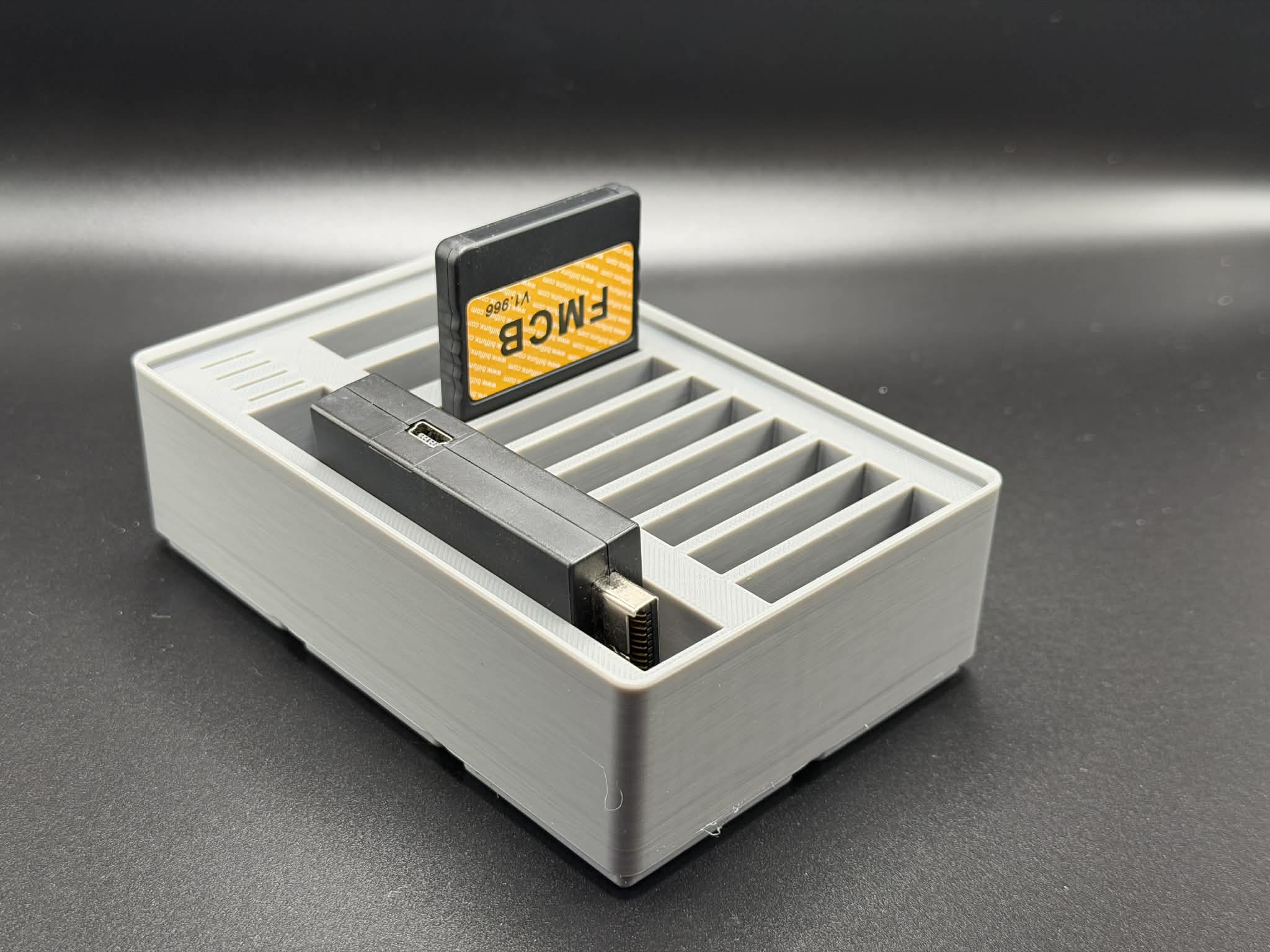 Gridfinity PS2 Organizer 3x2 for Cards and Adapters