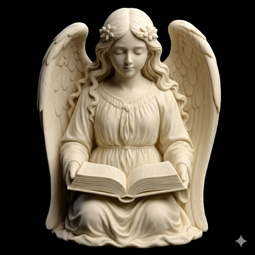 Guardian Angel Statue, 1.97 Inch Spiritual Decor