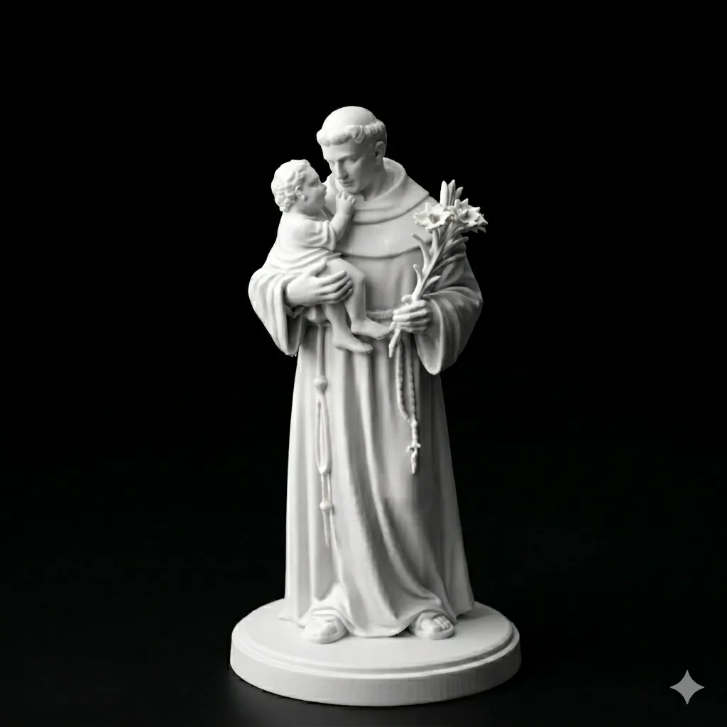 St. Anthony of Padua Statue, 8.66 Inch Saint Decor