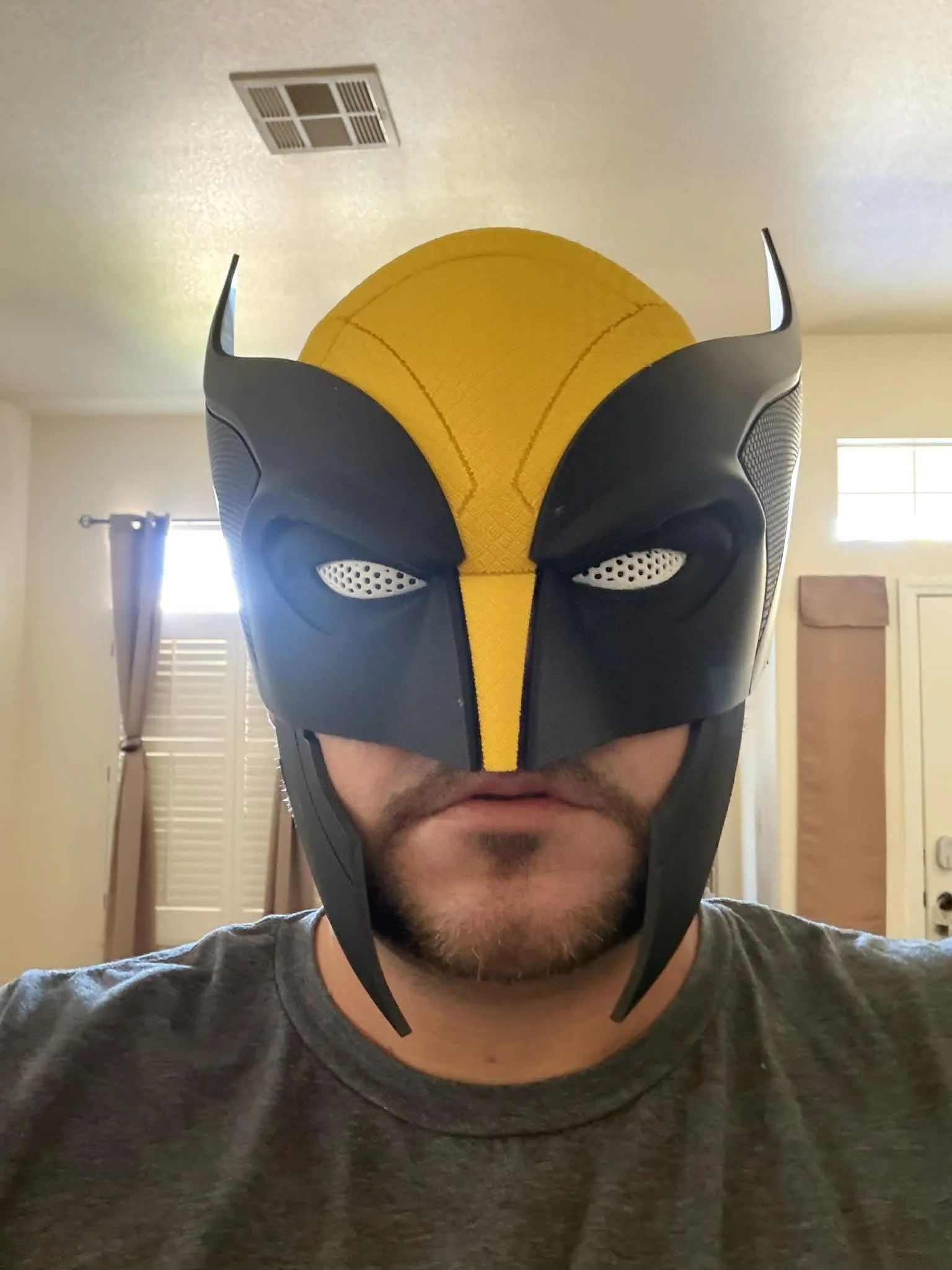 Wolverine Cosplay Helmet With Foam Inserts And Jaw photo 2